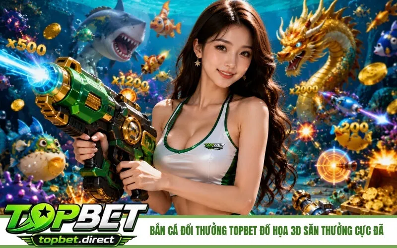 Bắn Cá Đổi Thưởng TopBet Đồ Họa 3D Săn Thưởng Cực Đã