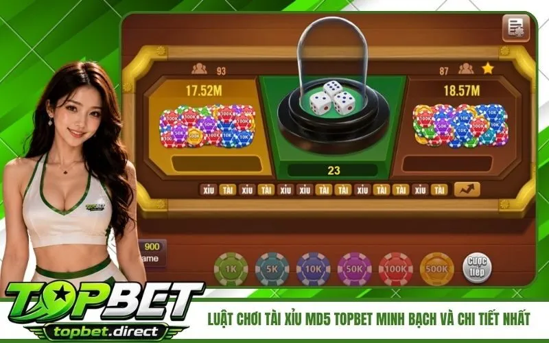 Luật Chơi Tài Xỉu MD5 TopBet