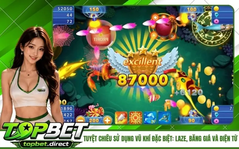 Tuyệt chiêu sử dụng vũ khí đặc biệt Laze, Băng giá và Điện từ